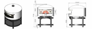Forno Classico Colosso 100 diagram.