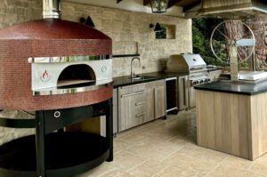 Custom Italian Brick Pizza Oven.